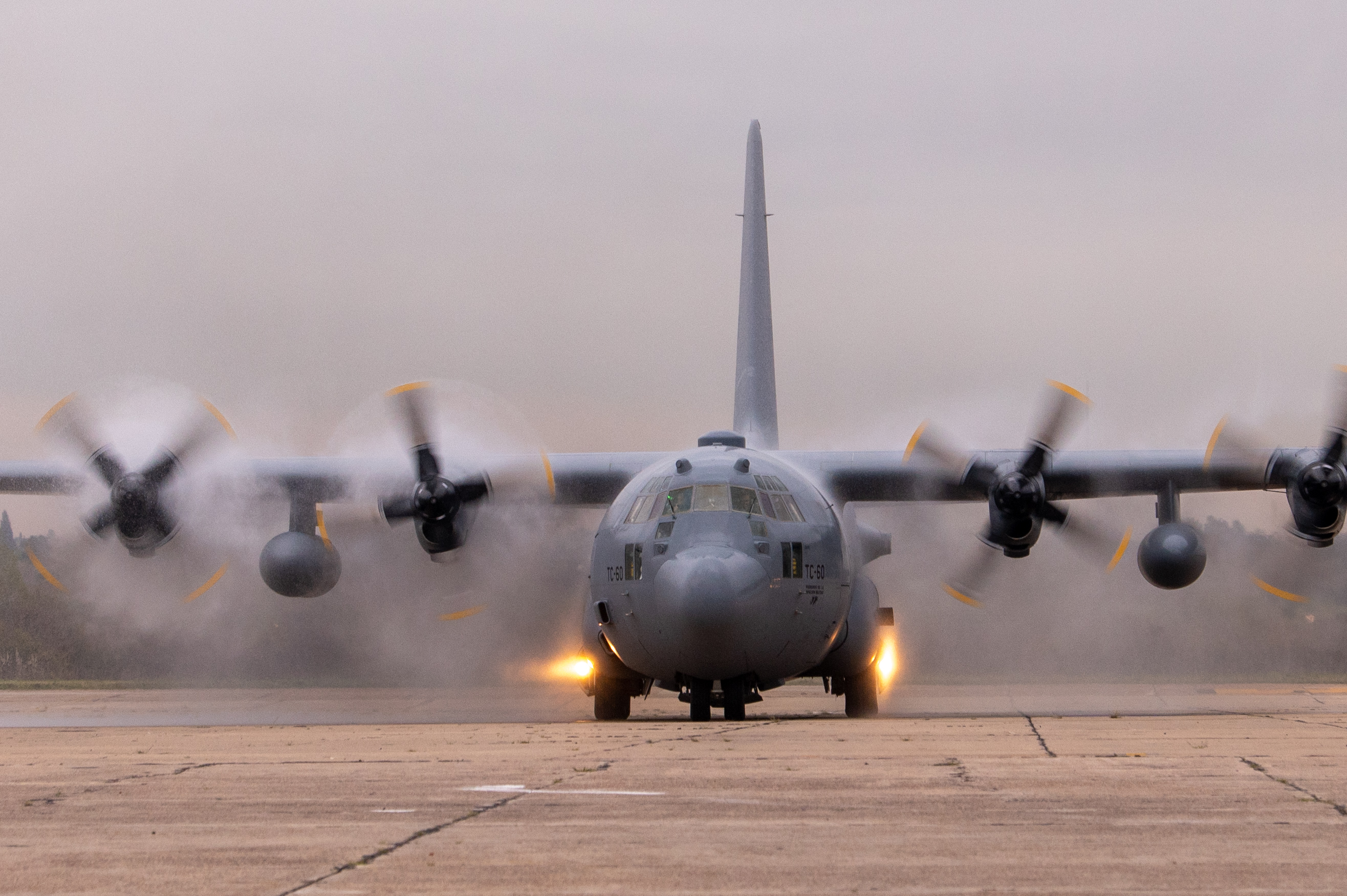 Argentyna z wydzierżawionym od USA samolotem transportowym C-130H Hercules