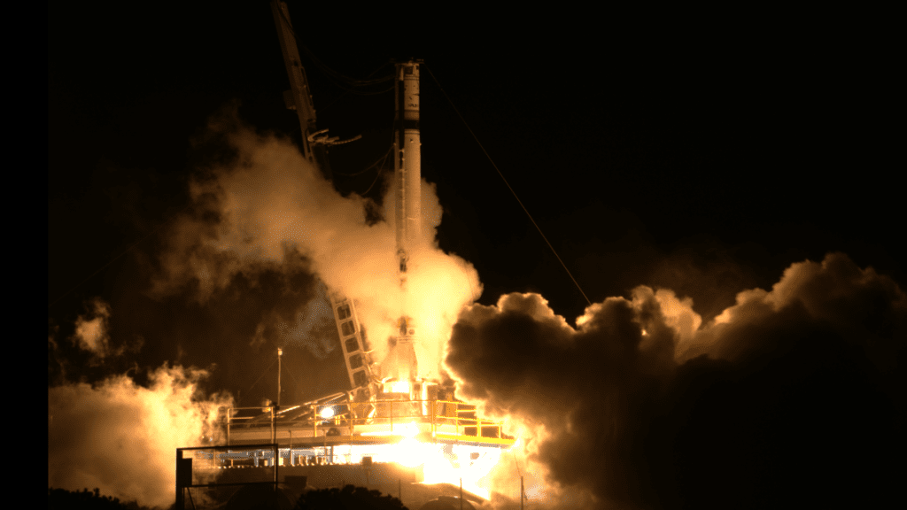 Próba ogniowa rakiety Miura-1