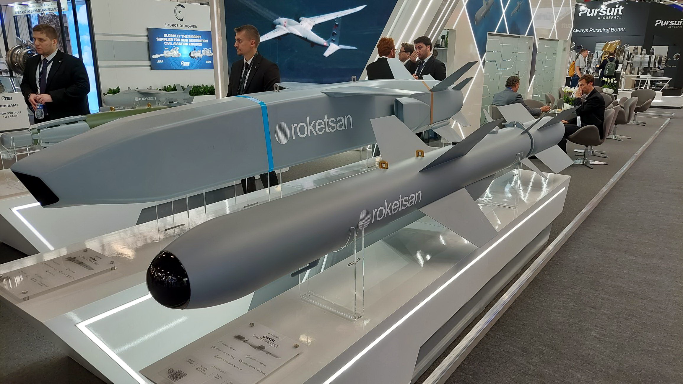 PAS23: Roketsan promuje pocisk manewrujący Çakir