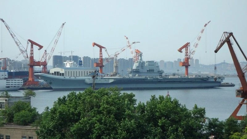 Shandong w trakcie prac wyposażeniowych 2019 r.