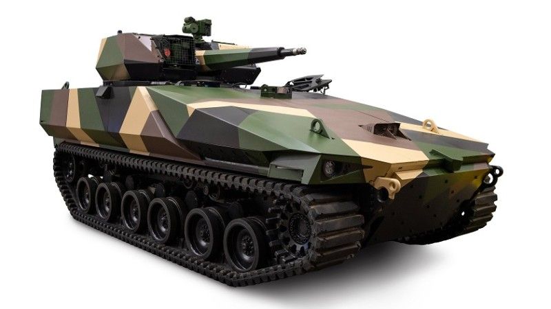 Demonstrator technologii od General Dynamics Land Systems, prezentujący jak mniej więcej może wyglądać ich nowy bojowy wóz piechoty.