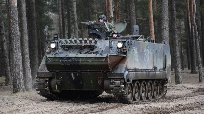 Litewski transporter opancerzony M113.