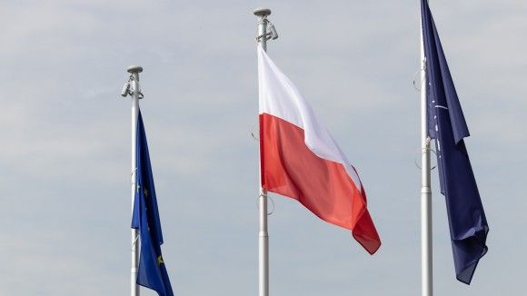 Flagi UE, Polski oraz NATO