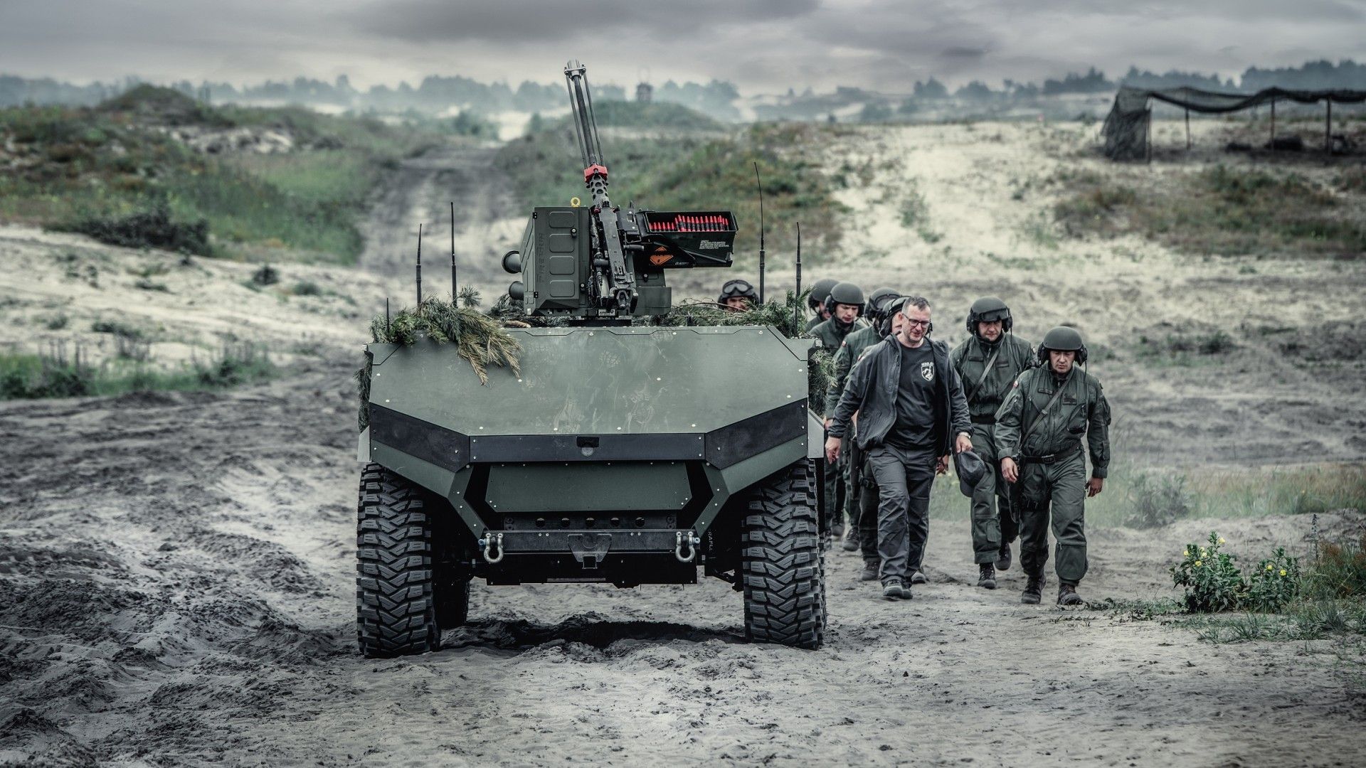 Uzbrojony polski HUNTER-UGV – po testach bojowych
