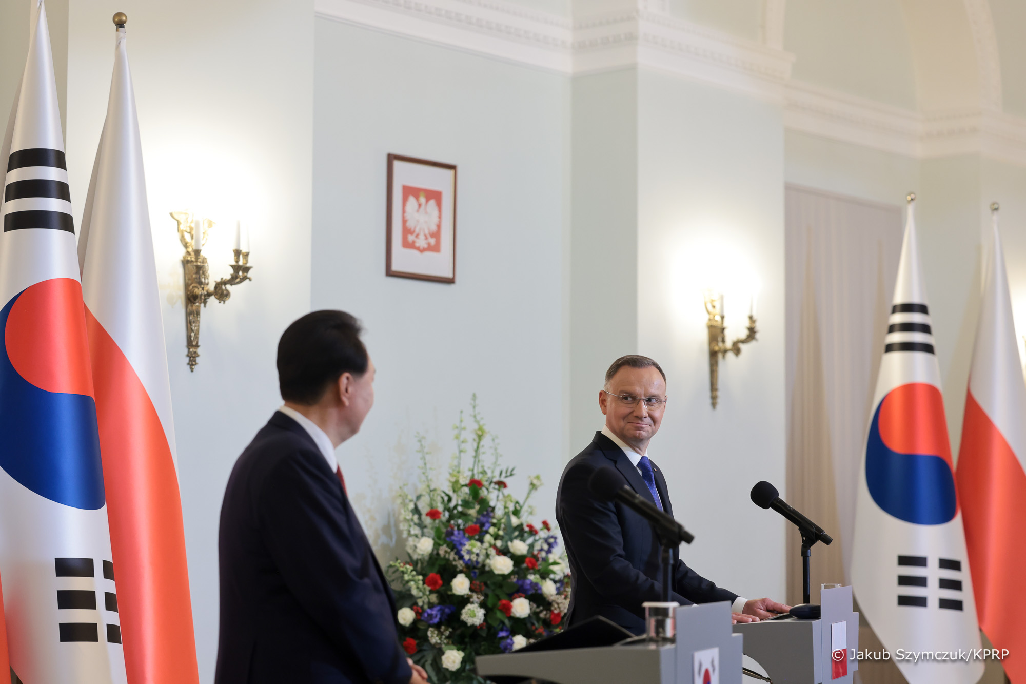 Prezydent Duda: Liczymy na to, iż będziemy produkować koreański sprzęt w Polsce