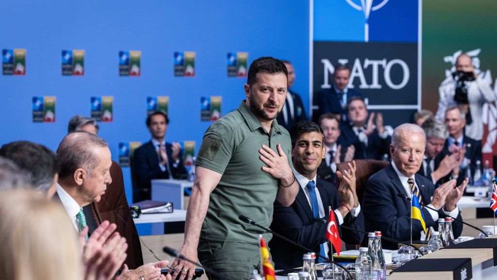 Pierwsze spotkanie Rady NATO-Ukraina w czasie szczytu w Wilnie.
