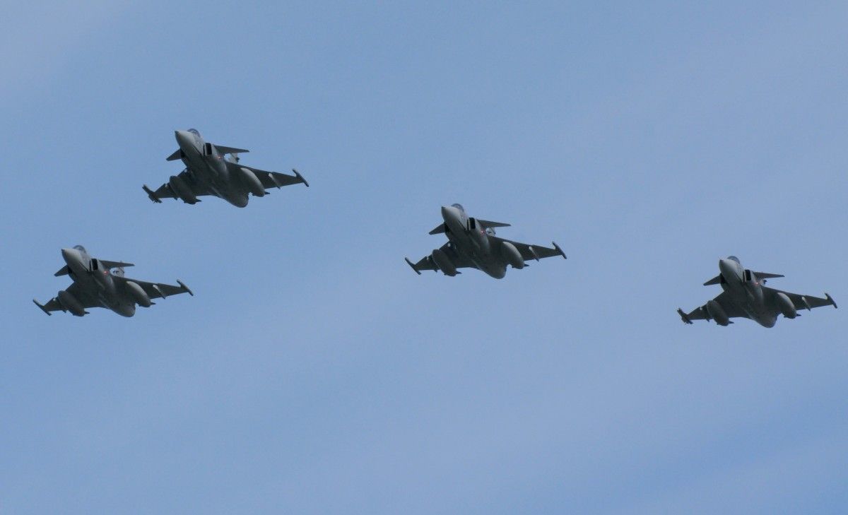 Samolot NATO zestrzelił ukraińskiego drona nad Estonią