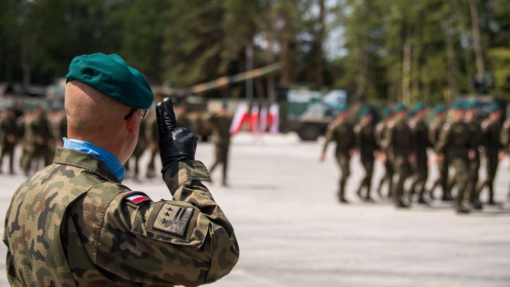 Uroczyste otwarcie nowej jednostki wojskowej w Kolnie, która wejdzie w skład 1 Dywizji Piechoty Legionów.