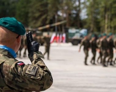 Uroczyste otwarcie nowej jednostki wojskowej w Kolnie, która wejdzie w skład 1 Dywizji Piechoty Legionów.