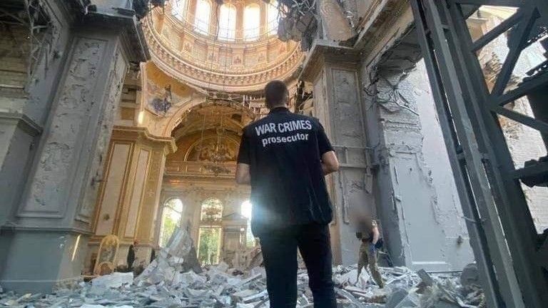 Rosjanie zbombardowali historyczne centrum Odessy