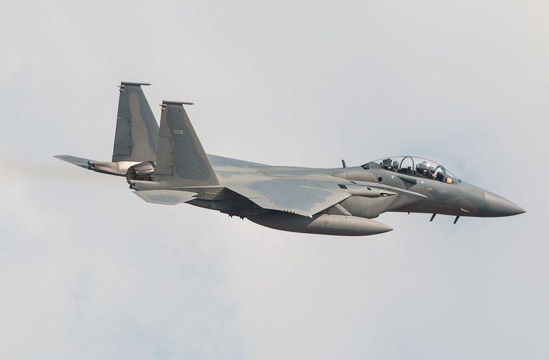 Saudyjski F-15 rozbił się podczas misji szkoleniowej