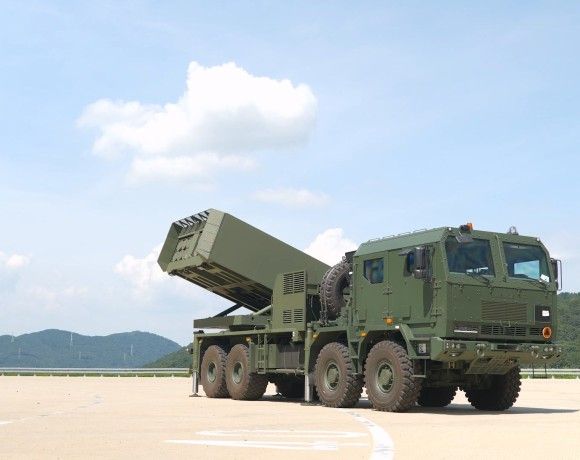 WWR Homar-K (K239 Chunmoo) na testach w Republice Korei.