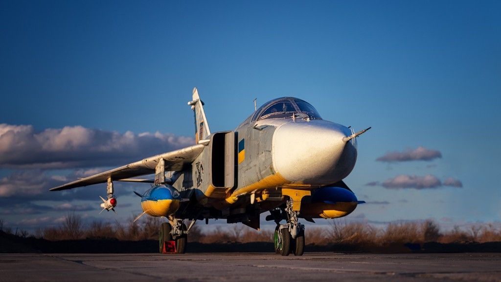 Ukraińskie Su-24 są zdolne do przenoszenia pocisków manewrujących Storm Shadow.