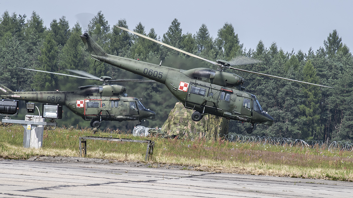 Nalot śmigłowców na Płock. Światowy Zlot Śmigłowców