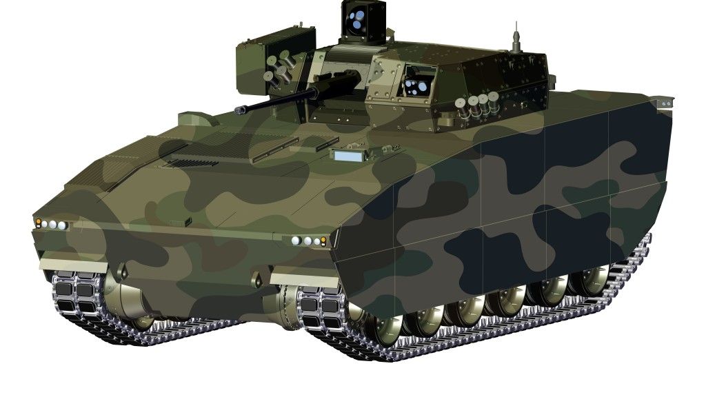 The presented heavy IFV platform is just a preliminary artist vision that is aimed to roughly present the appearance of the new vehicle. The final product may significantly differ from the vision above.