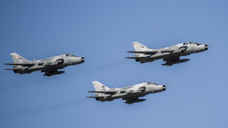 Samoloty Su-22.