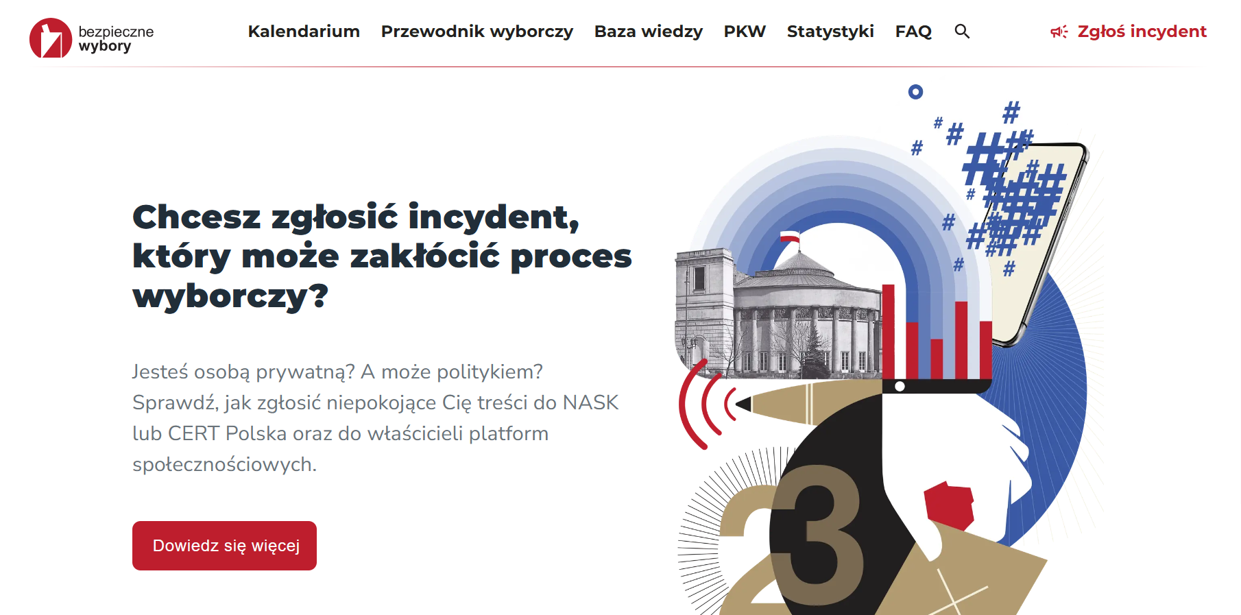 Ruszył serwis bezpiecznewybory.pl. Tu zgłosisz incydent powiązany z wyborami