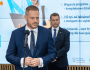 Minister cyfryzacji Janusz Cieszyński w czasie konferencji dot. laptopów dla uczniów i nauczycieli