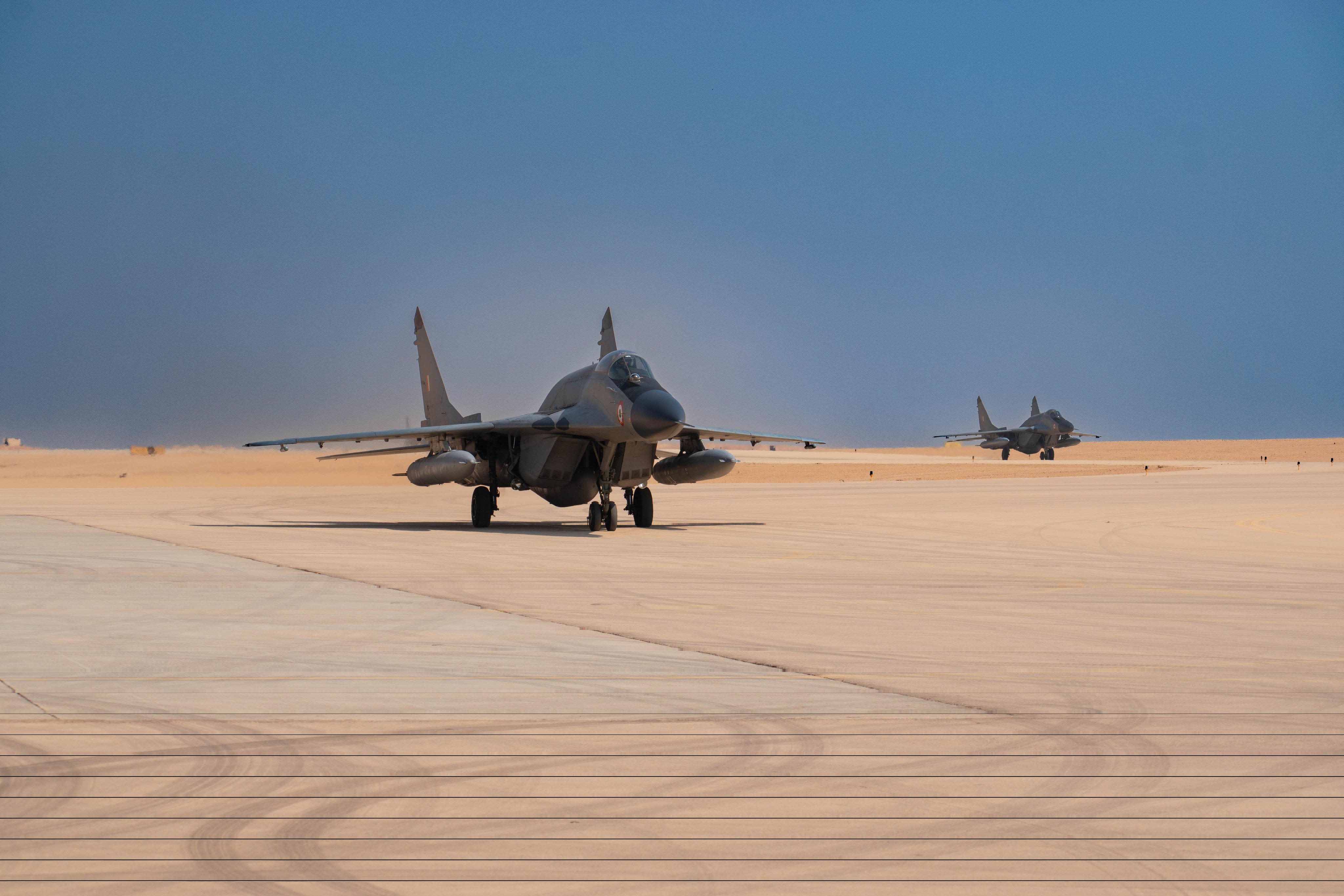 Indyjskie MiG-29 na ćwiczeniach w Egipcie