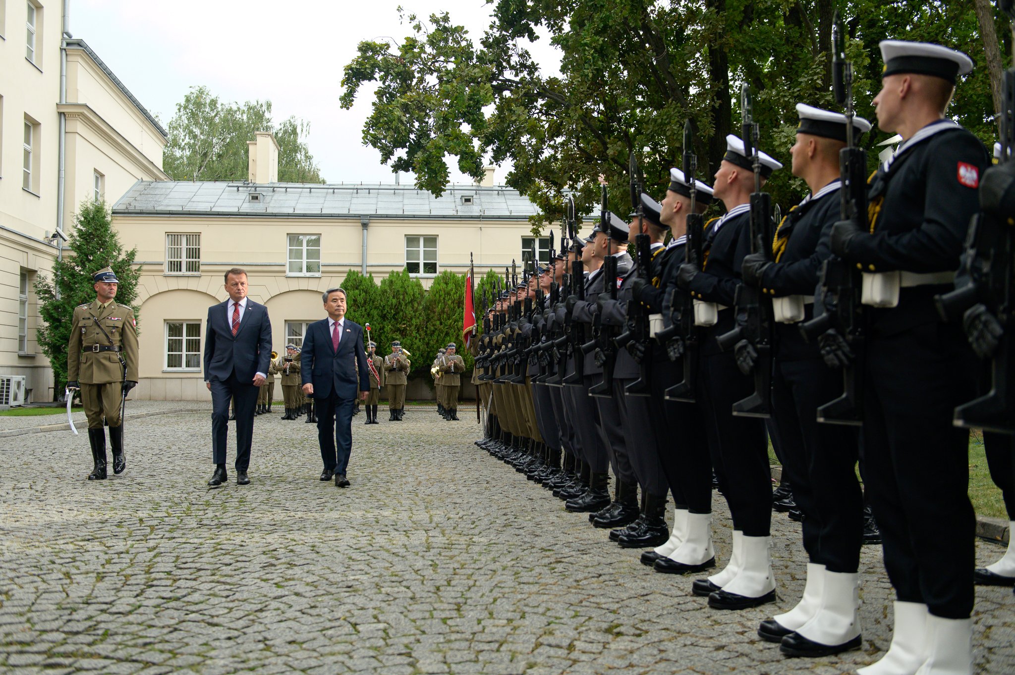 Spotkanie szefów MON Polski i Republiki Korei: "Przygotowujemy drugą fazę naszej współpracy"