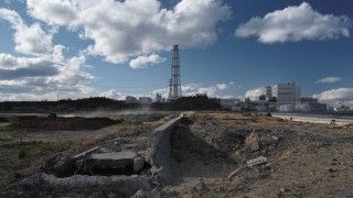 teren wokół elektrowni Fukushima
