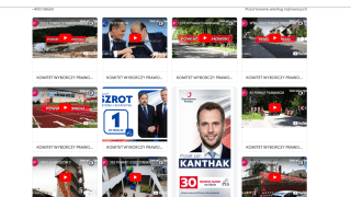 Reklamy polityczne Komitetu Wyborczego PiS w Google