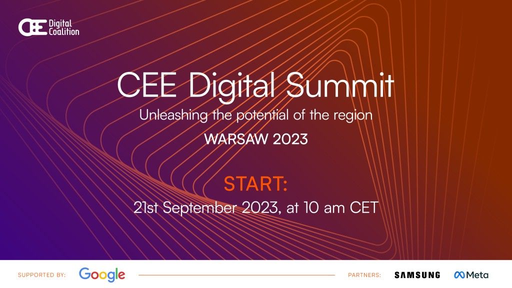 CEE Digital Summit odbędzie się 21 września w Warszawie w hotelu Crowne Plaza – The HUB.