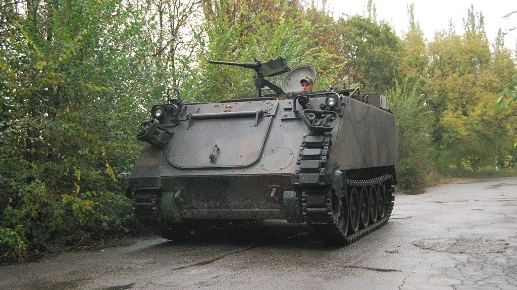 Los ucranianos compraron varias docenas de vehículos blindados de transporte de tropas.