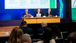 Konferencja wynikowa w Sali Notowań GPW