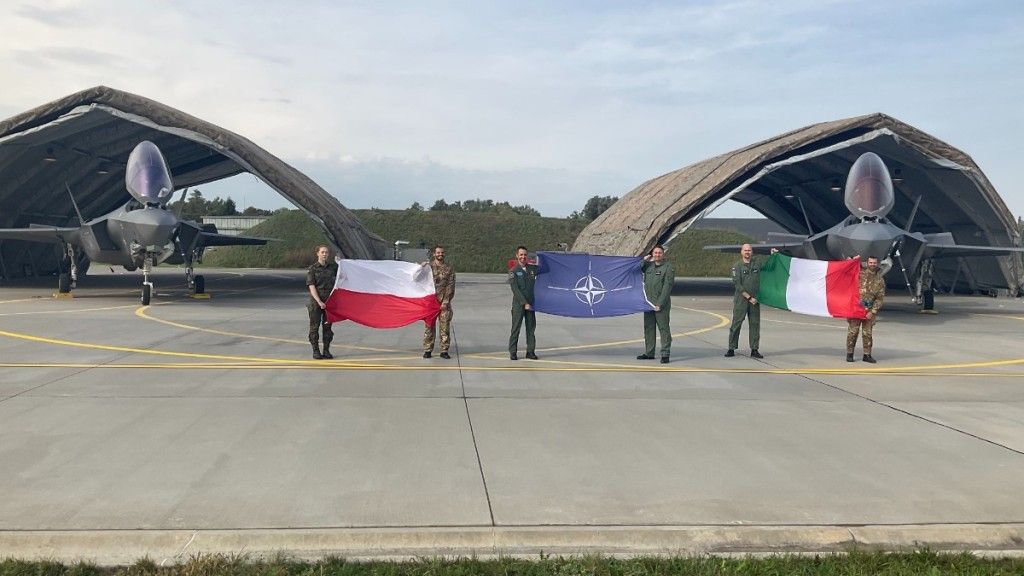F-35, NATO Air Policing, Malbork, Włosi