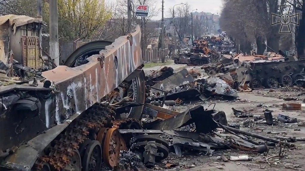 Ukraina Bucza wojna
