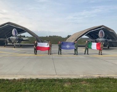 F-35, NATO Air Policing, Malbork, Włosi