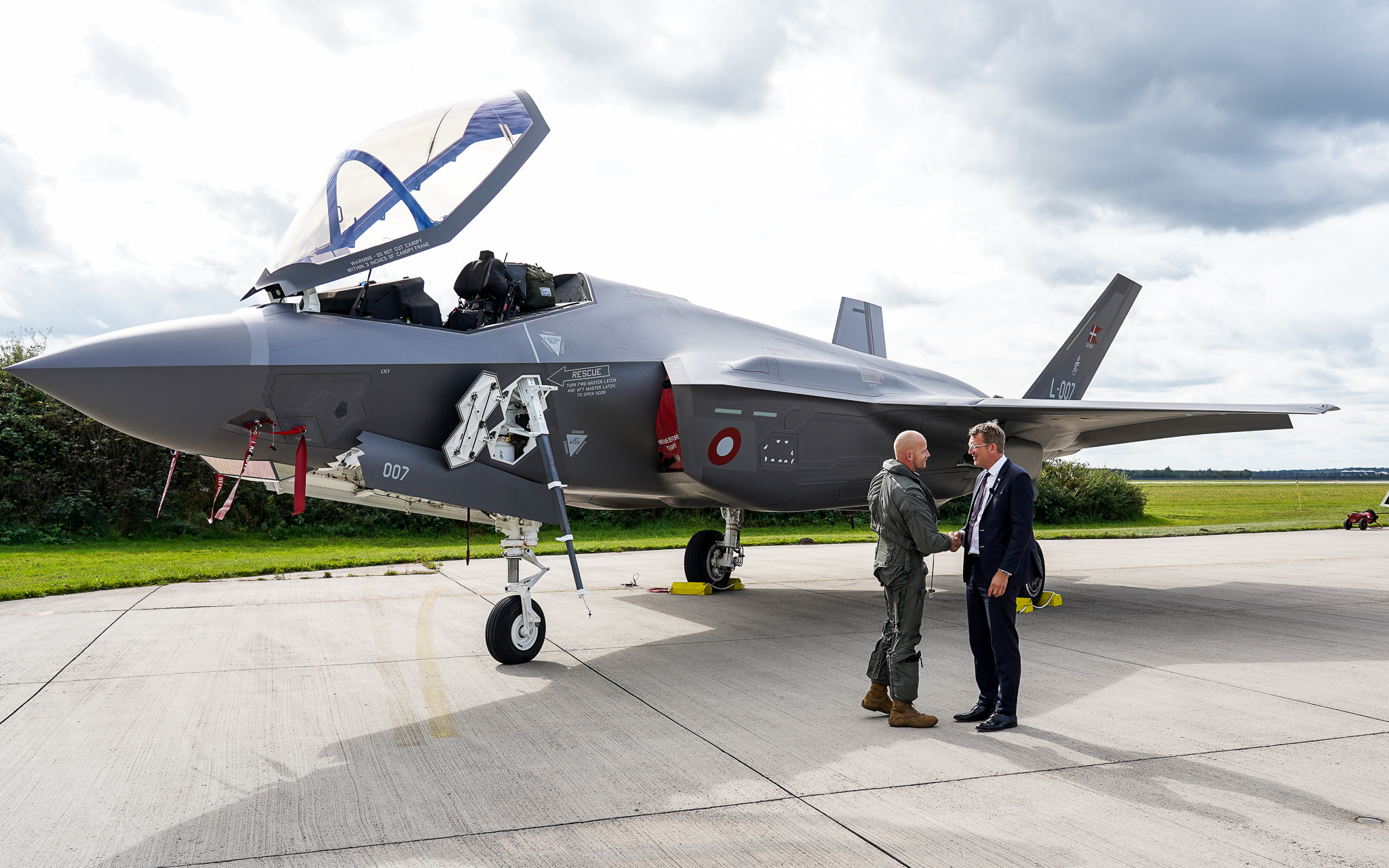 Pierwsze F-35 dla Danii już w kraju