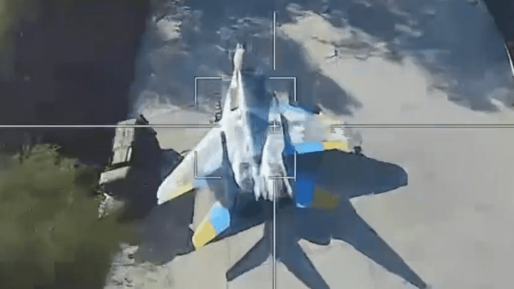 Ukraiński MiG-29 na celowniku Lanceta