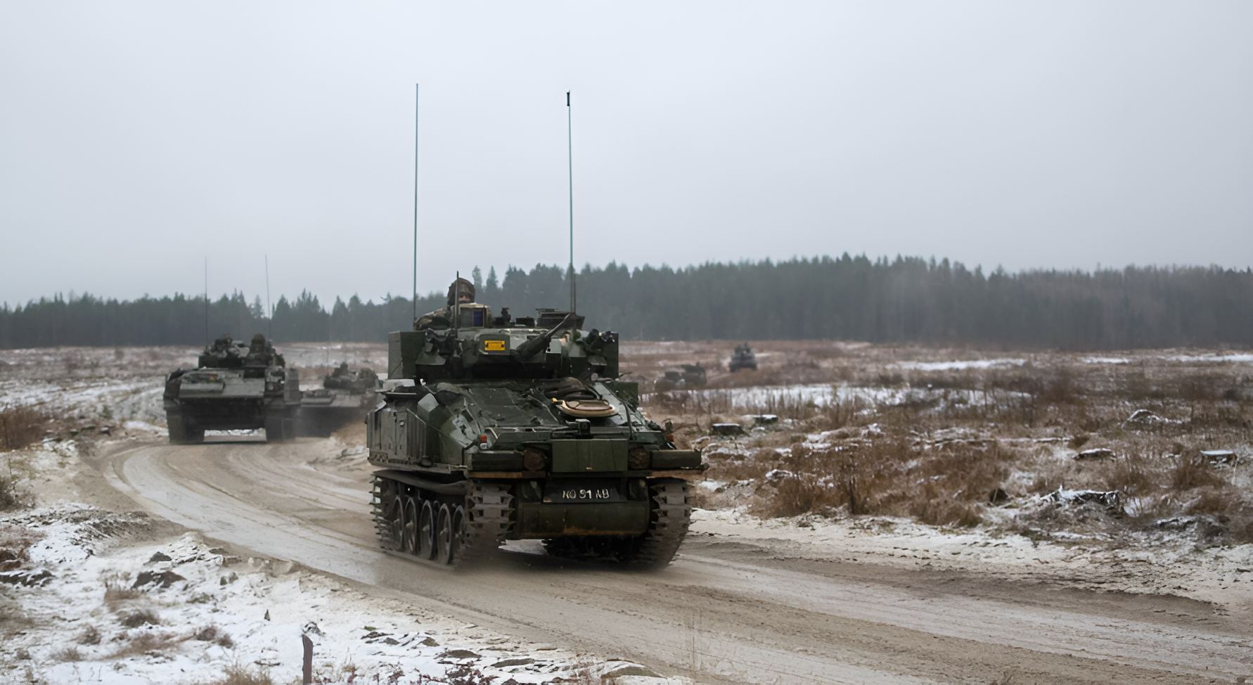 Brytyjskie Scimitary trafiły na Ukrainę