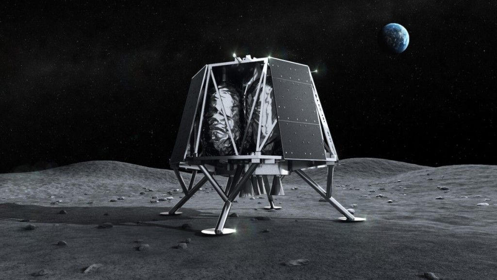 Wizualizacja lądownika księżycowego APEX 1.0