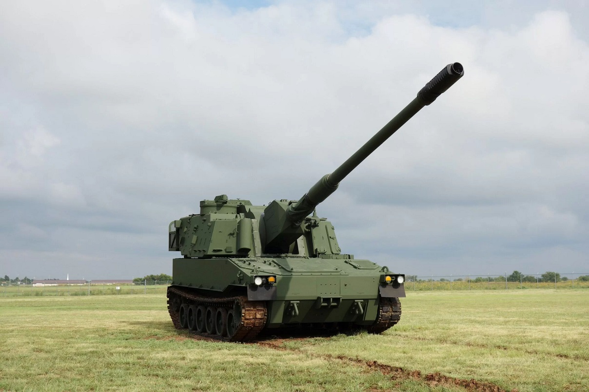 AUSA 2023: Armatohaubice M109A7 z nowym działem