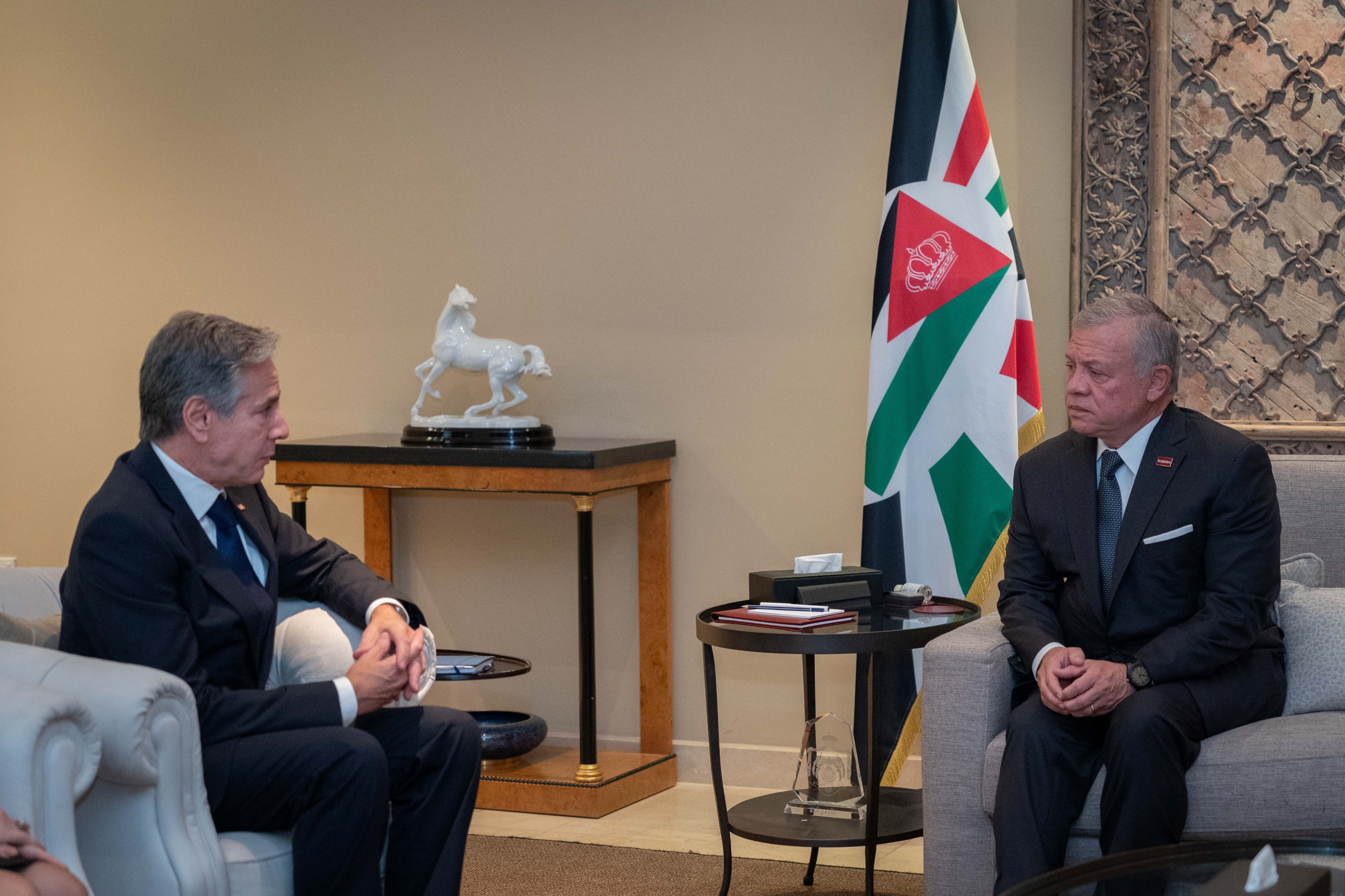 King of Jordan: urgent beginning  of humanitarian corridors to Gaza necessary