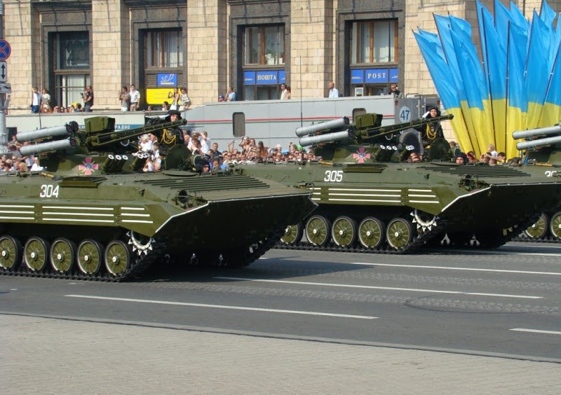 Rosjanie używają na Ukrainie gruzińskich wozów bojowych