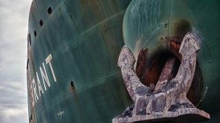 statek kotwica morze