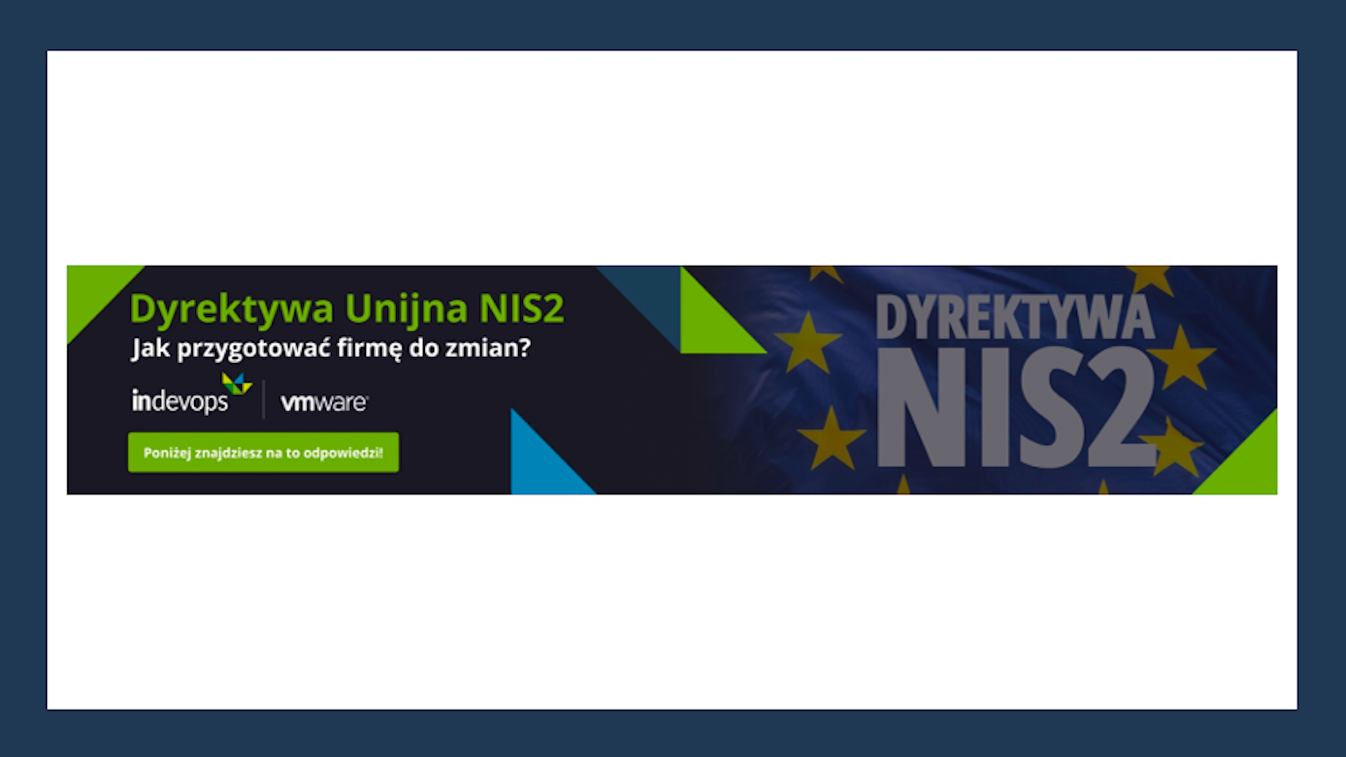 Dyrektywa Unijna NIS2 - jak przygotować firmę do zmian?