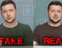 Deepfake z prezydentem Ukrainy i porównanie do prawdziwego Zełenskiego