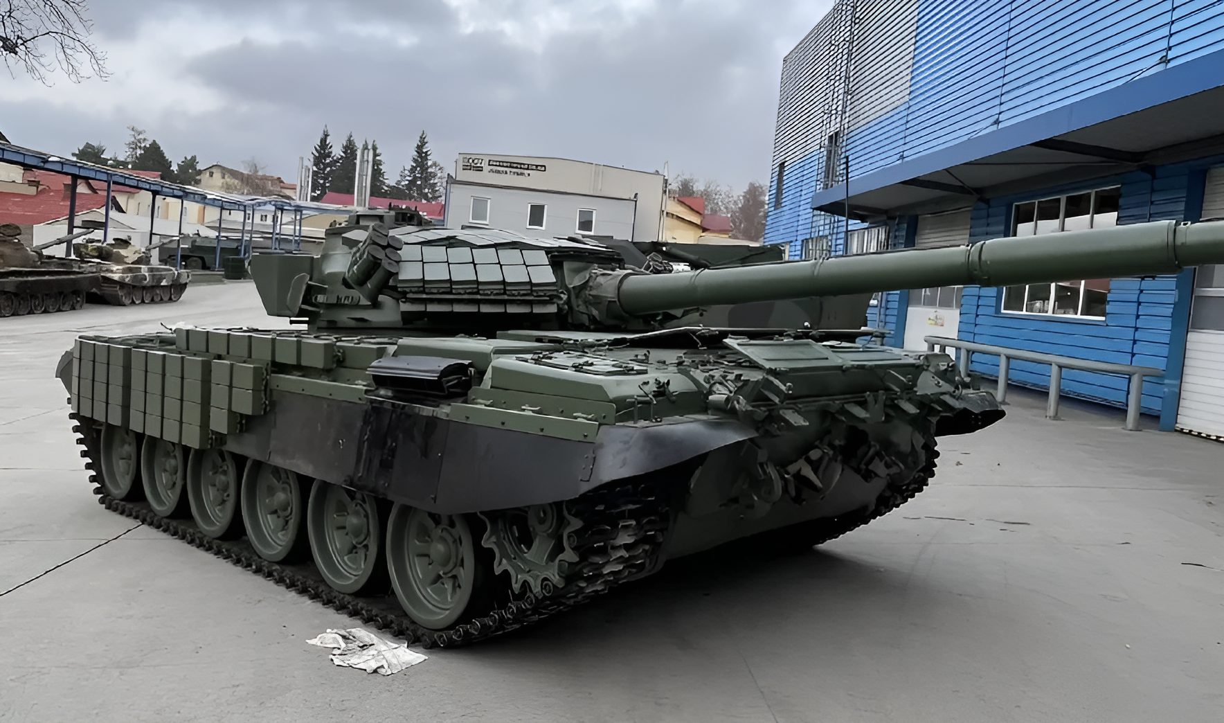 Ukraińcy z symulatorem czeskich T-72