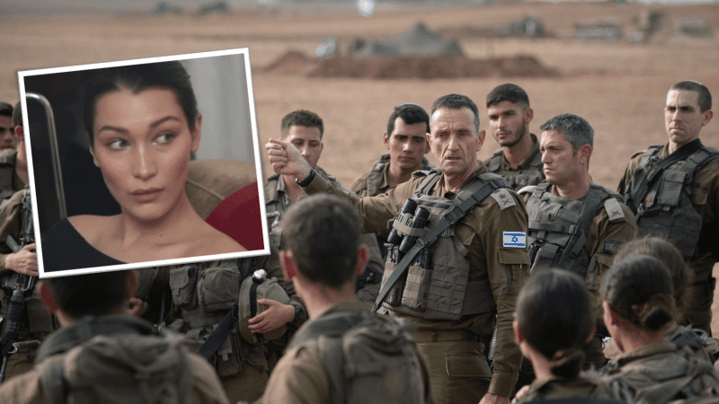 izrael hamas Palestyna wojna Bella Hadid