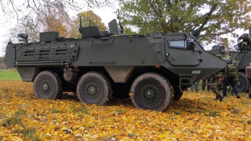 Szwedzki KTO Patria 6x6.