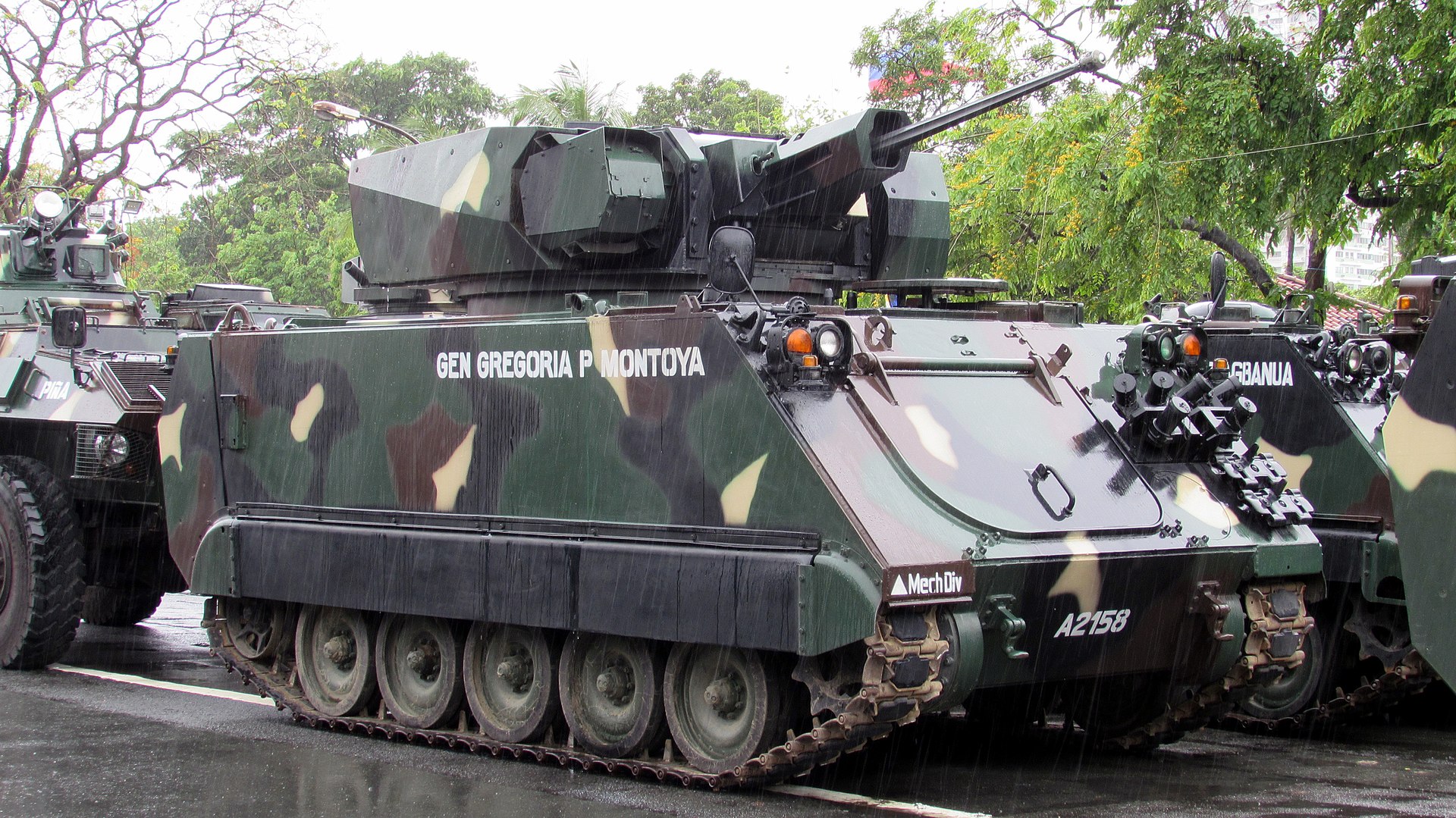 Philippines with an different  command car