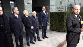 Szef BBN Jacek Siewiera i porzedni szefowie Biura