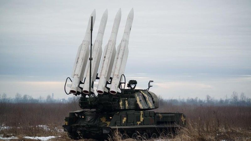 Przeciwlotniczy zestaw rakietowy Buk w służbie Zbrojnych Sił Ukrainy.