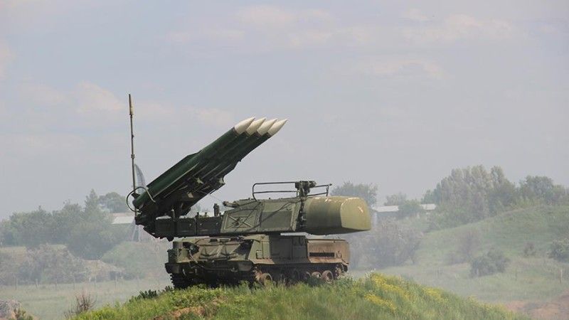 Przeciwlotniczy zestaw rakietowy Buk-M1 w służbie Zbrojnych Sił Ukrainy.