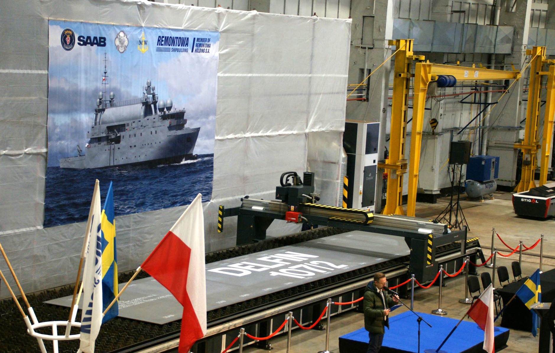 Pierwsza blacha drugiego Delfina [FOTO]